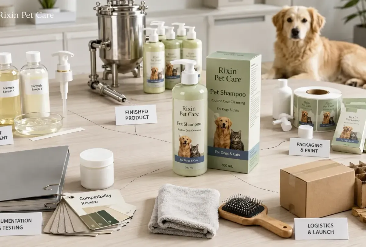 Five cost layers behind a private label pet grooming product project