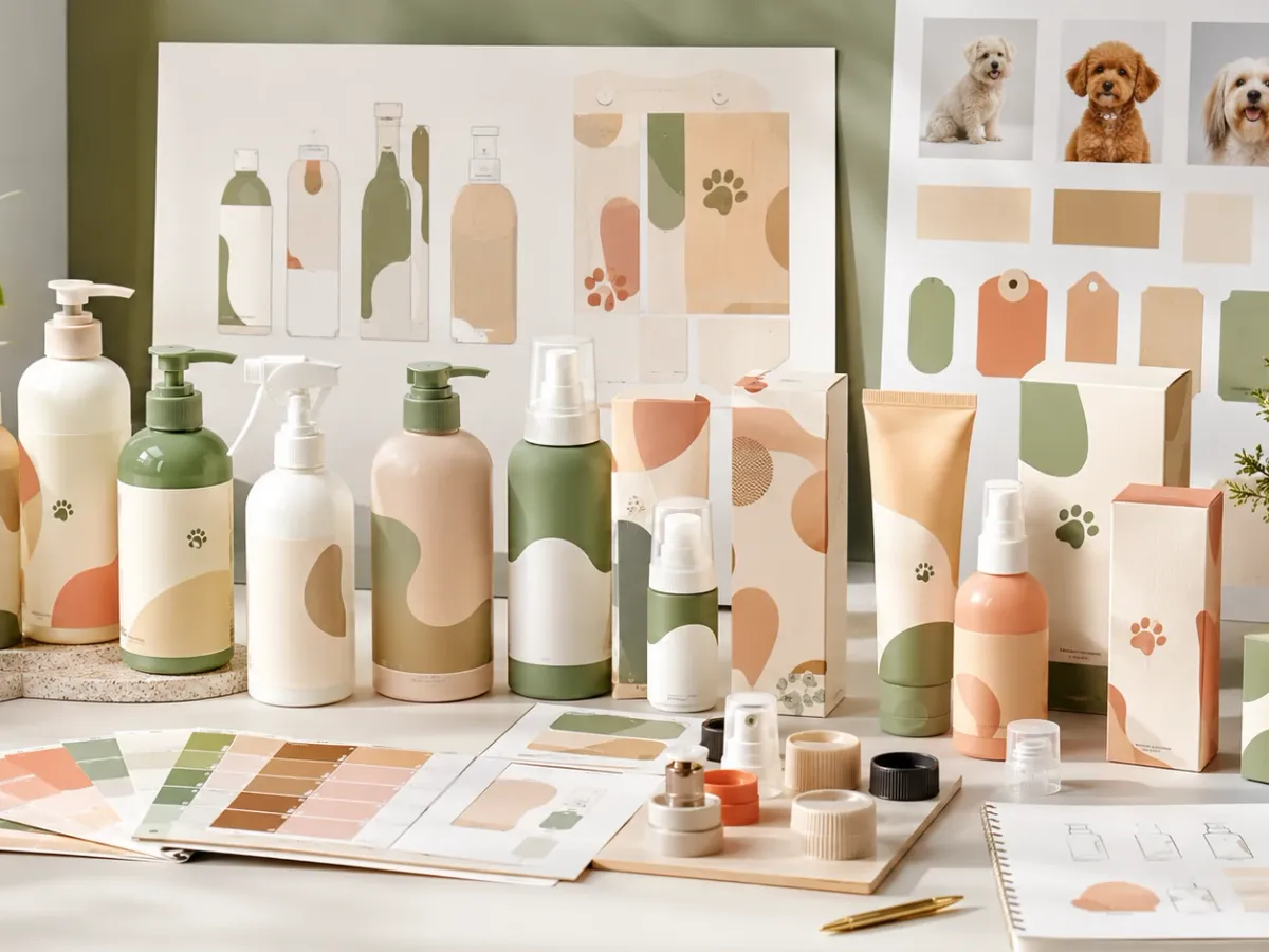 Pet grooming product packaging options for OEM projects
